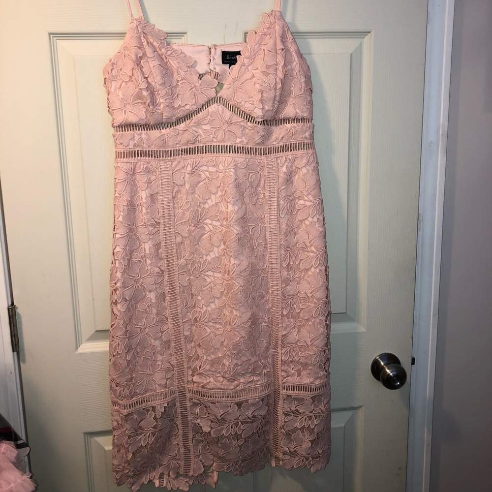 Woman’s lace dress